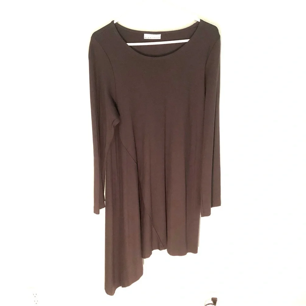 Bryn Walker Nada Asymmetrical Hem Long Sleeve Tunic. Size Small. - Picture 2 of 12